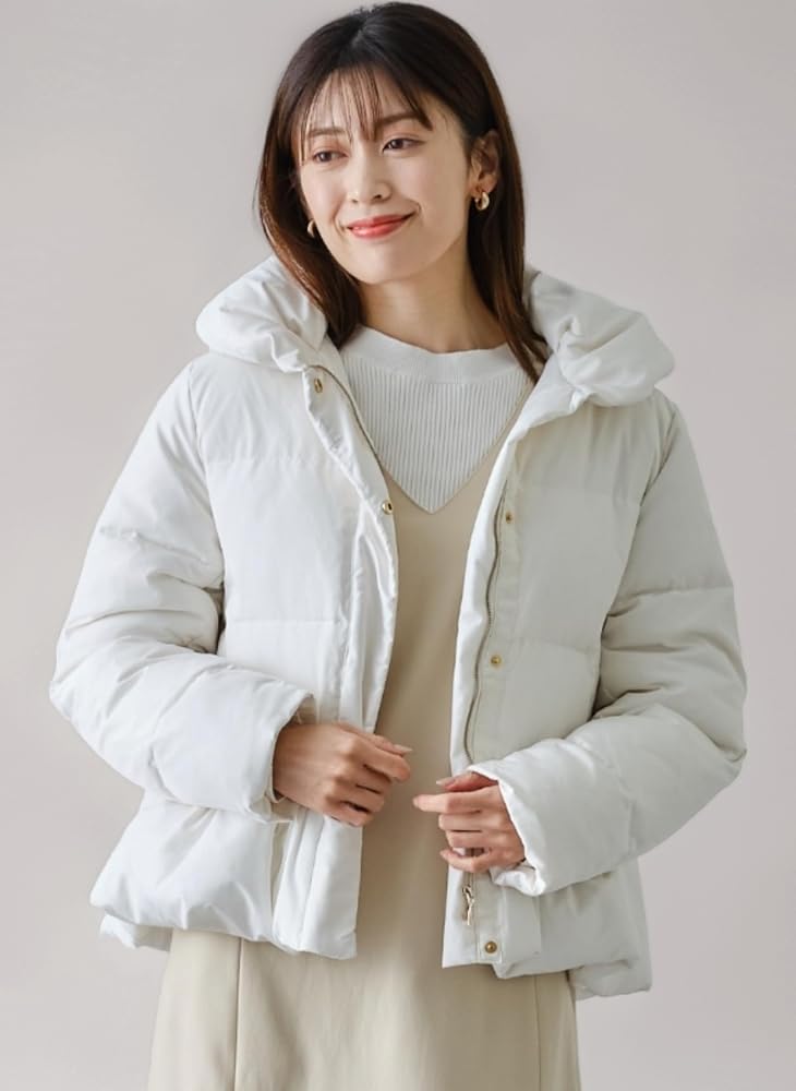 Amazon | [ミッシュマッシュ] ダウン アウター ショートダウン